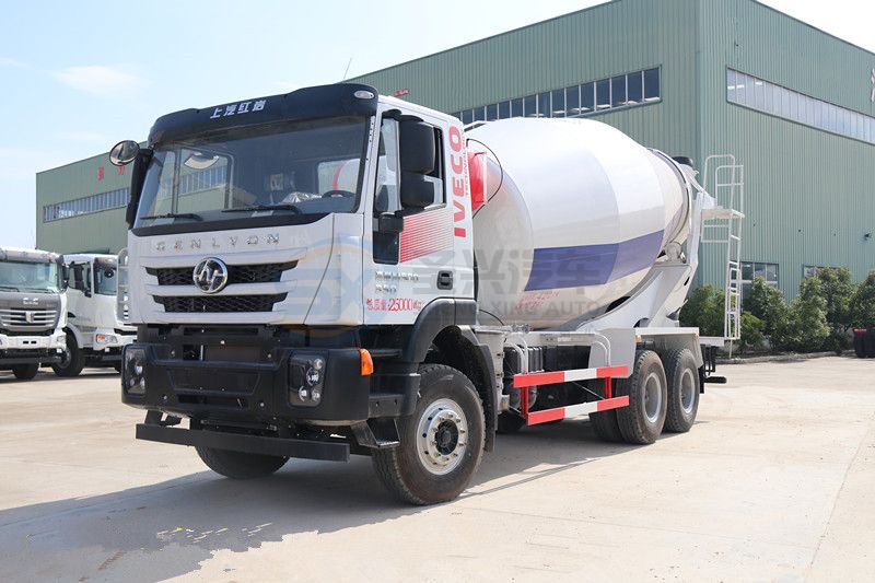 紅巖杰獅15方攪拌車