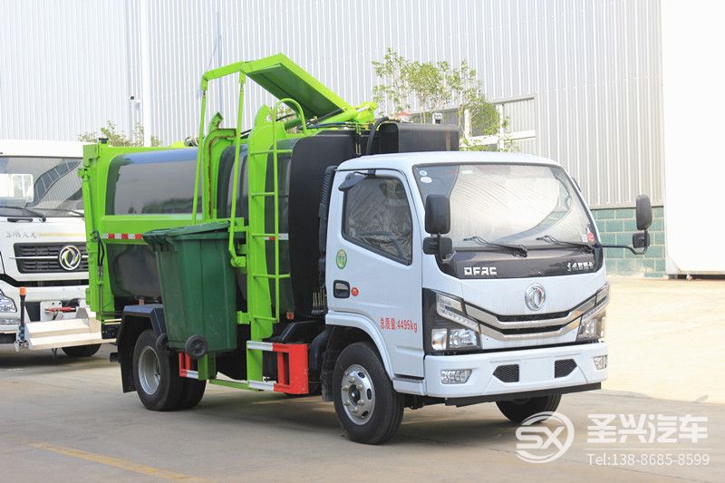 國(guó)六-東風(fēng)多利卡側(cè)裝壓縮式垃圾轉(zhuǎn)運(yùn)車