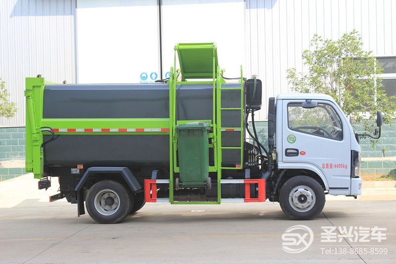 國六-東風(fēng)多利卡側(cè)裝壓縮式垃圾轉(zhuǎn)運車