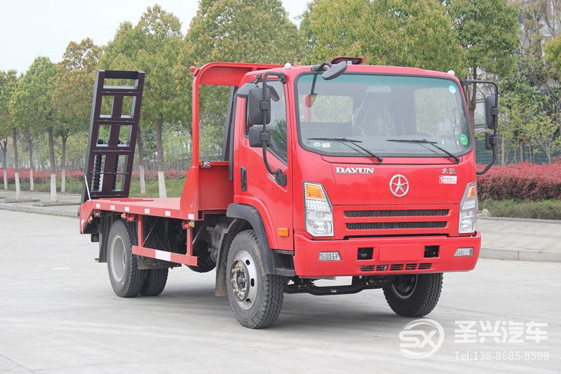 大運(yùn)底平板挖機(jī)運(yùn)輸車