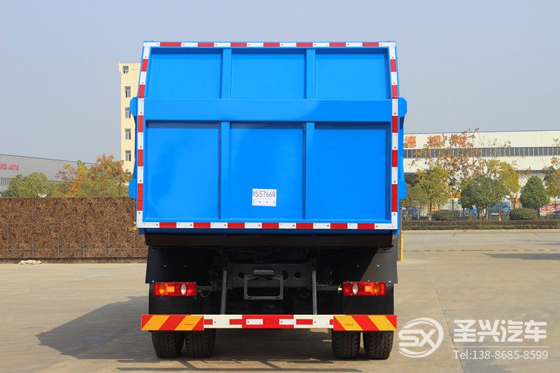 東風(fēng)天錦對(duì)接式垃圾轉(zhuǎn)運(yùn)車