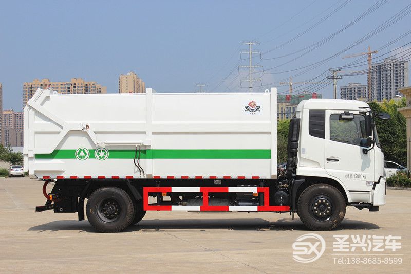 東風(fēng)天錦對接式壓縮垃圾轉(zhuǎn)運(yùn)車