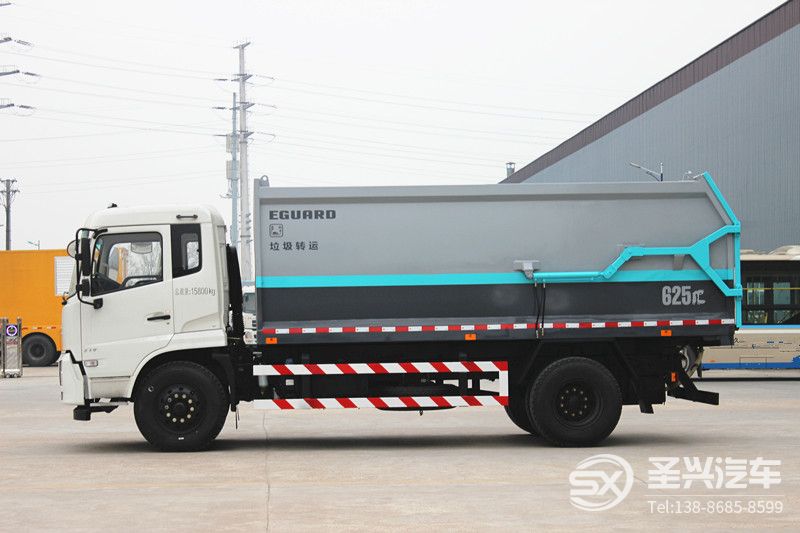 東風(fēng)天錦對(duì)接式壓縮垃圾轉(zhuǎn)運(yùn)車