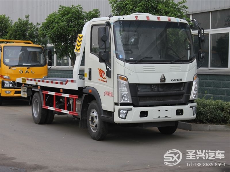 重汽HOWO悍將一拖二清障車