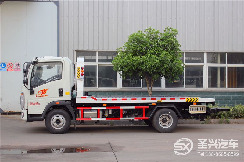 重汽HOWO悍將一拖二清障車