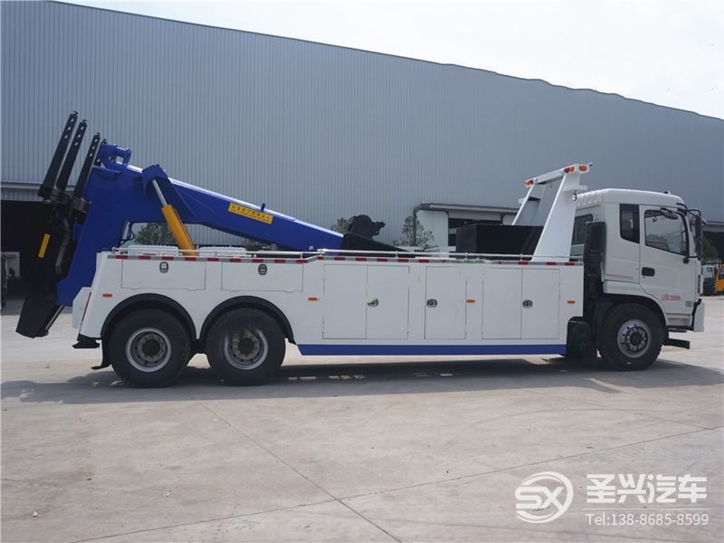 東風(fēng)專(zhuān)底D913后雙橋拖吊聯(lián)體清障車(chē)