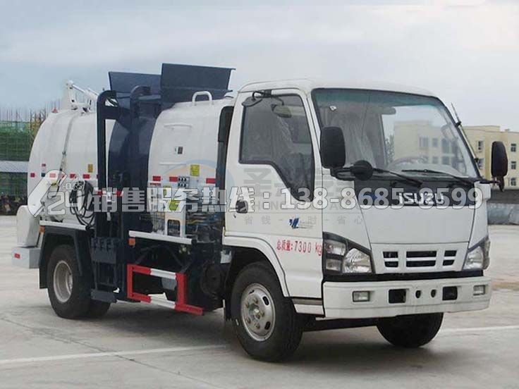 慶鈴五十鈴4方餐廚垃圾車