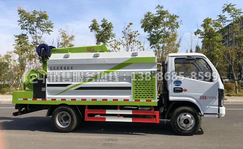 國六-東風(fēng)多利卡掏挖式管道清洗疏通清淤車