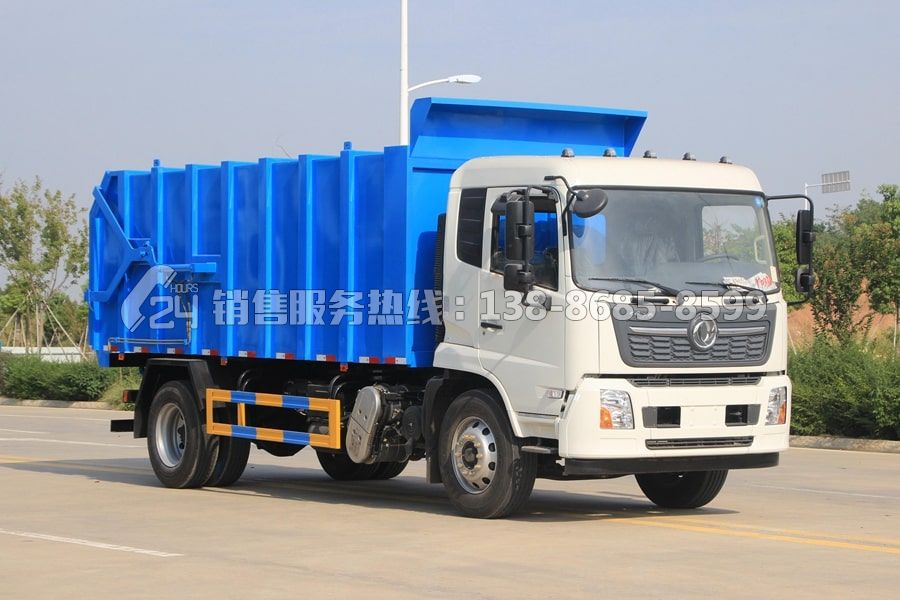 國六東風(fēng)天錦對接式垃圾轉(zhuǎn)運車