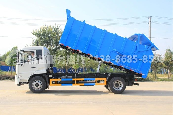 國六東風(fēng)天錦對接式垃圾轉(zhuǎn)運車
