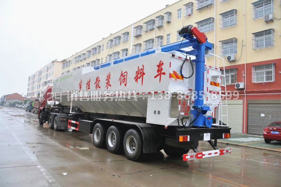 60m3(30-35噸)半掛散裝飼料車