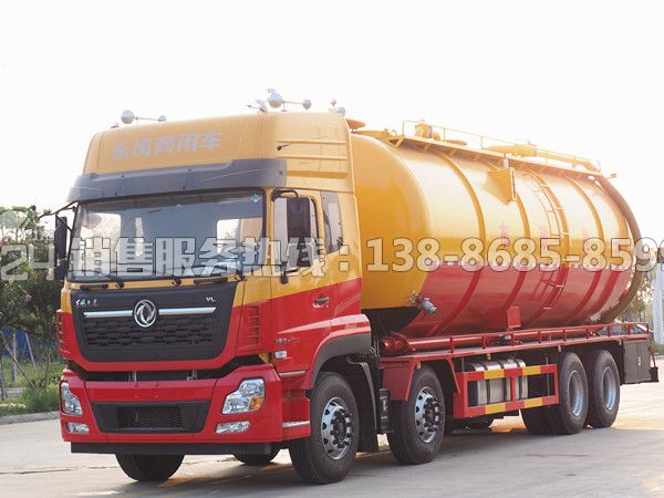 國(guó)六-東風(fēng)天龍前四后八吸污清洗車33方