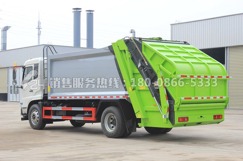 東風(fēng)天錦12方后裝壓縮式垃圾車(chē)