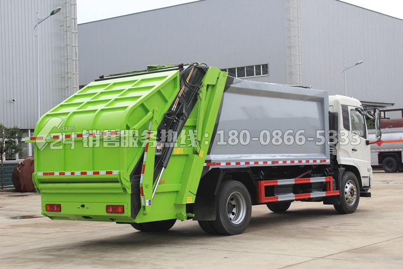 東風(fēng)天錦12方后裝壓縮式垃圾車(chē)