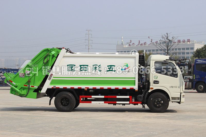 東風(fēng)多利卡D7后裝8方壓縮垃圾車