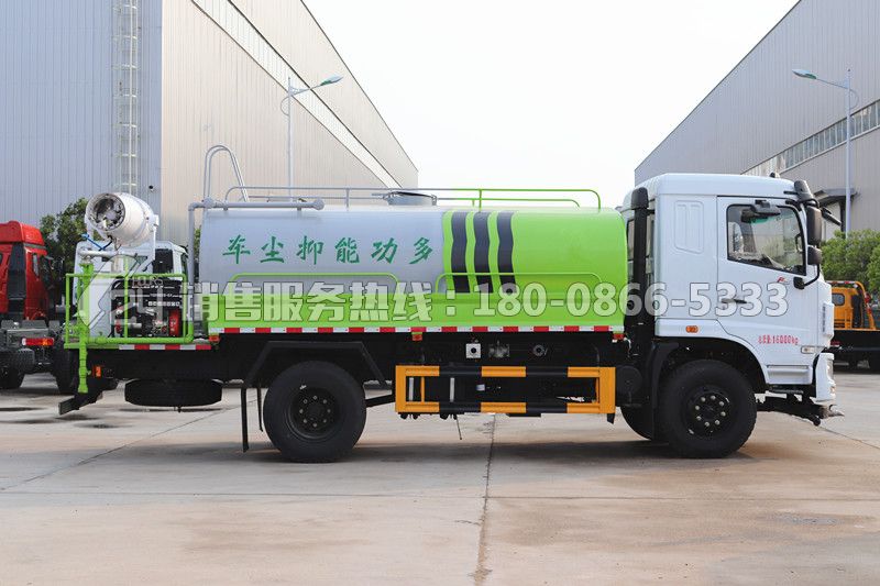 東風華神F5灑水車12立方-帶30米霧炮
