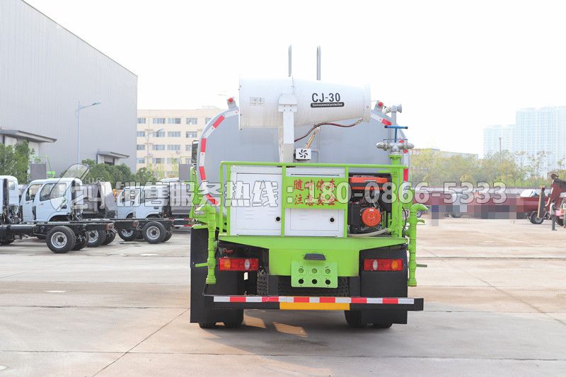 東風華神F5灑水車12立方-帶30米霧炮