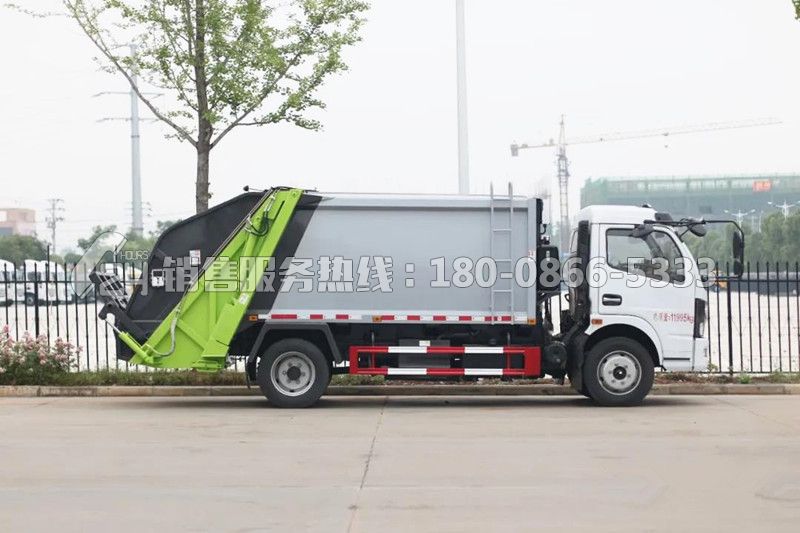 東風K7凱普特壓縮式垃圾車8方