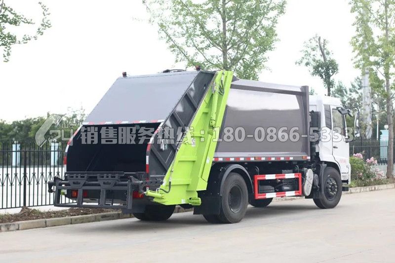 國六東風(fēng)天錦12-14方后裝壓縮垃圾車