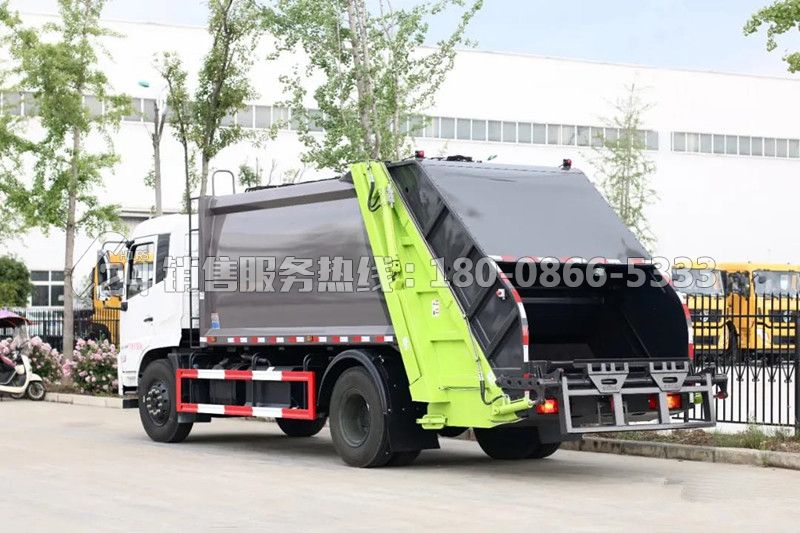 國六東風(fēng)天錦12-14方后裝壓縮垃圾車