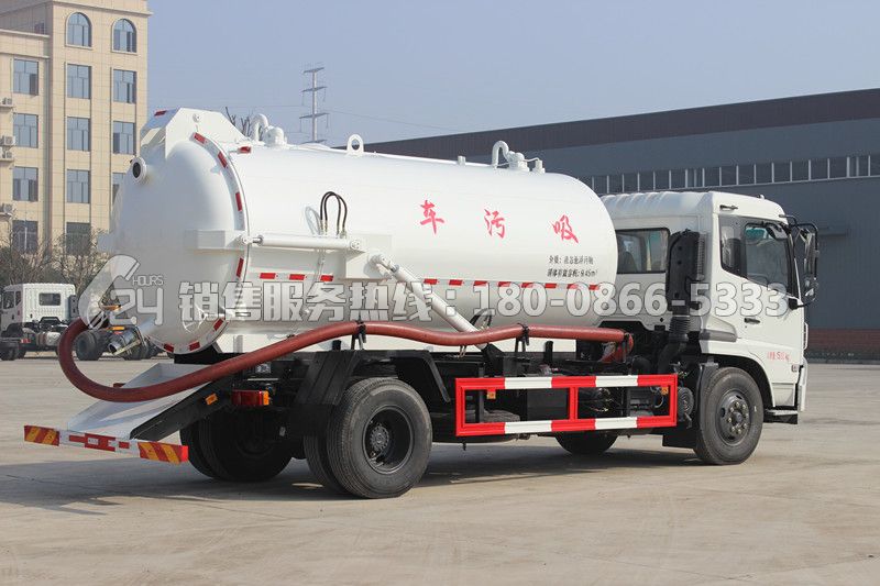 東風(fēng)天錦12方吸污車