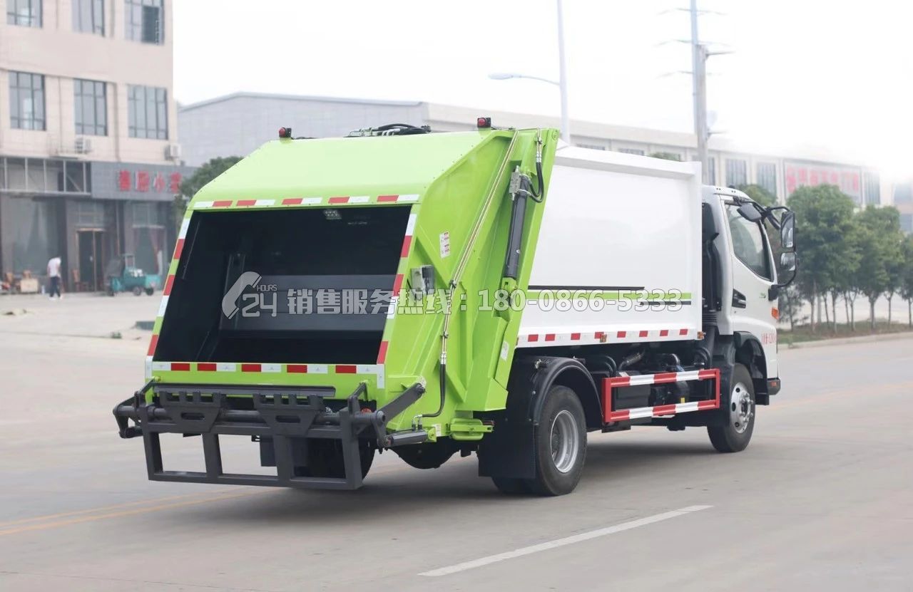 國六-江淮駿鈴V7后裝壓縮式垃圾車8方