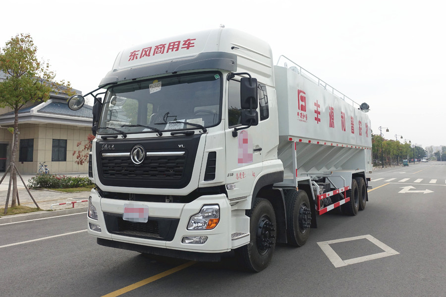 東風(fēng)天龍前四后八40方飼料運(yùn)輸車(chē)