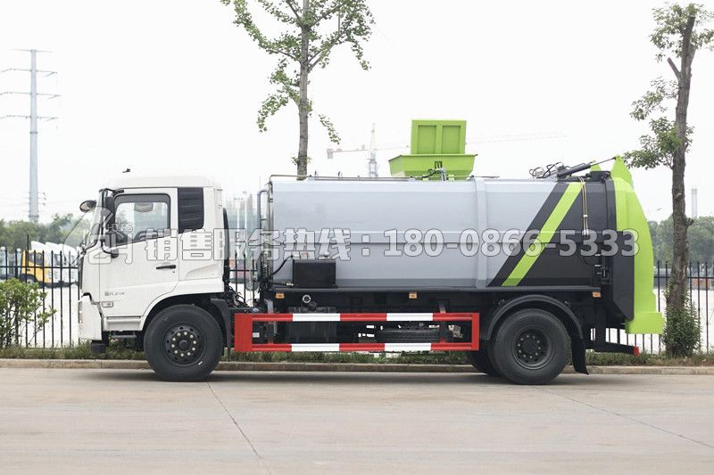 國(guó)六-東風(fēng)天錦VR餐廚垃圾轉(zhuǎn)運(yùn)車(chē)