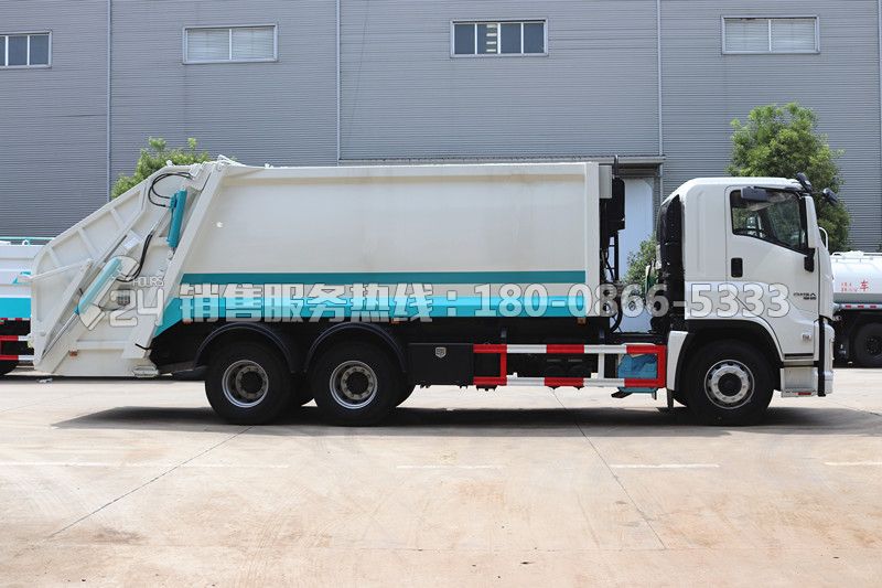 國六-慶鈴巨咖后雙橋壓縮垃圾車20方