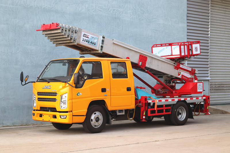 國六-江鈴順達雙排32米云梯搬家作業(yè)車