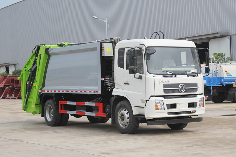 東風(fēng)天錦12方后裝壓縮式垃圾車
