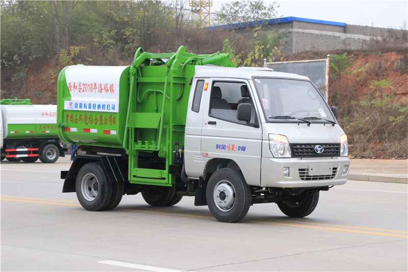 時風(fēng)3方翻桶收集垃圾轉(zhuǎn)運車