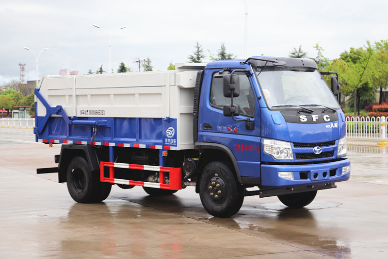 時風(fēng)風(fēng)順?biāo){牌對接式自卸垃圾車