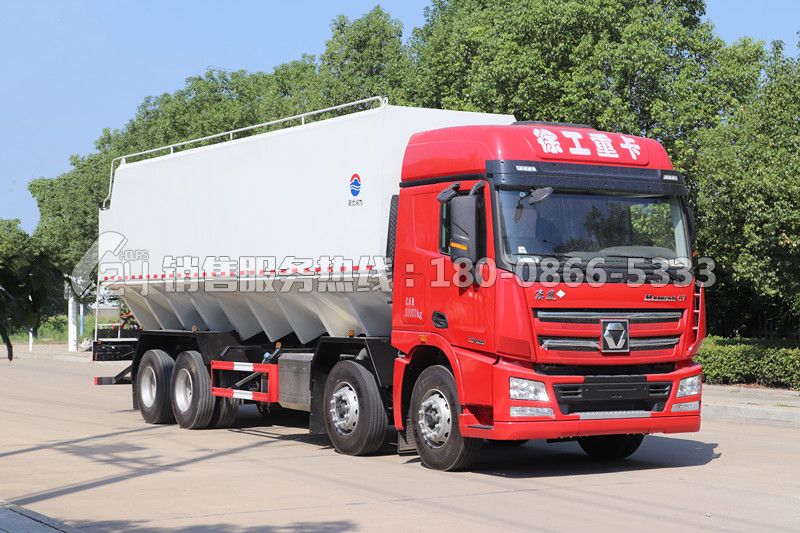國六-徐工漢風(fēng)G7散裝飼料運(yùn)輸車48方