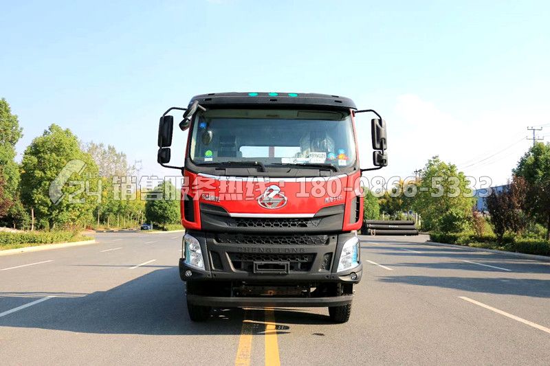 東風(fēng)柳汽乘龍H5前四后八底平板車