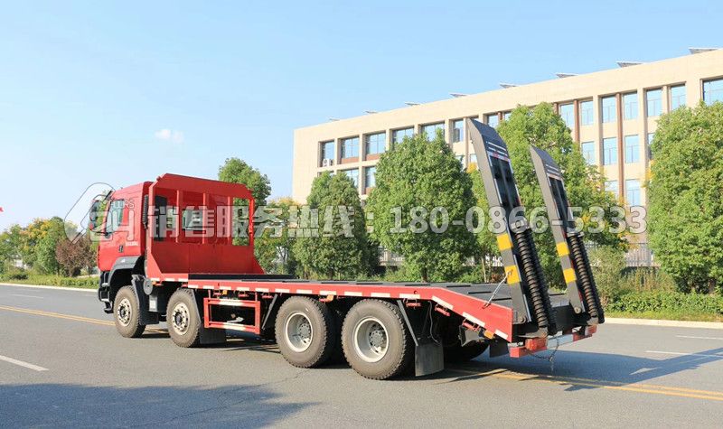 東風(fēng)柳汽乘龍H5前四后八底平板車