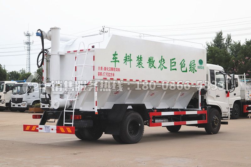 東風天錦散裝飼料車22方-液壓