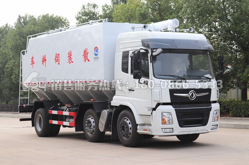國六-東風(fēng)暢行D3V散裝飼料車28-31方-山路王