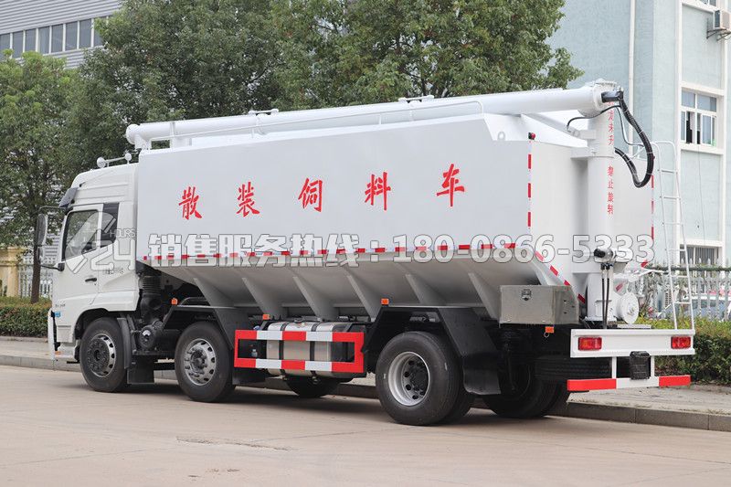 國六-東風(fēng)暢行D3V散裝飼料車28-31方-山路王