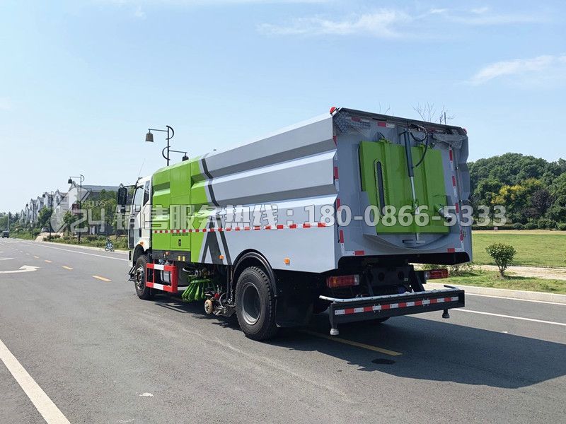 國六-解放J6L洗掃車9+7方