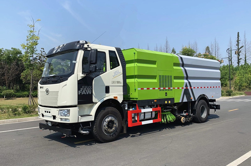 國六-解放J6L洗掃車9+7方