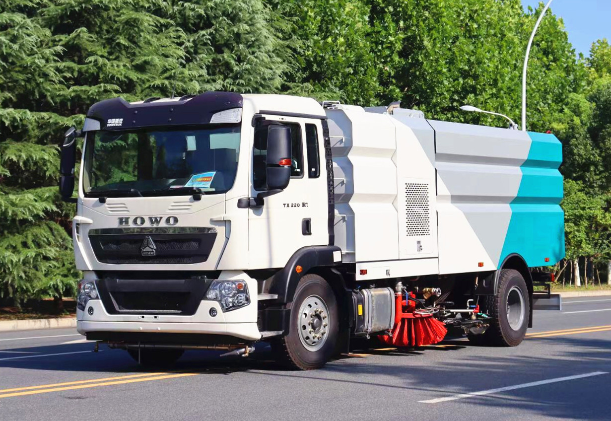 重汽豪沃HOWO洗掃車9+7方