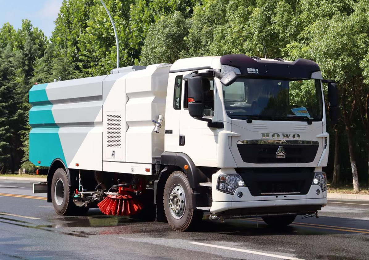 重汽豪沃HOWO洗掃車9+7方