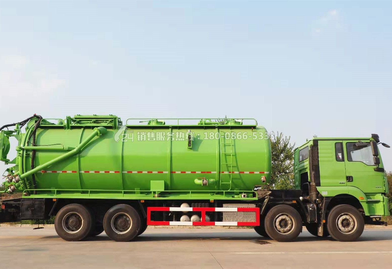 陜汽德龍M3000清洗吸污車(chē)34方