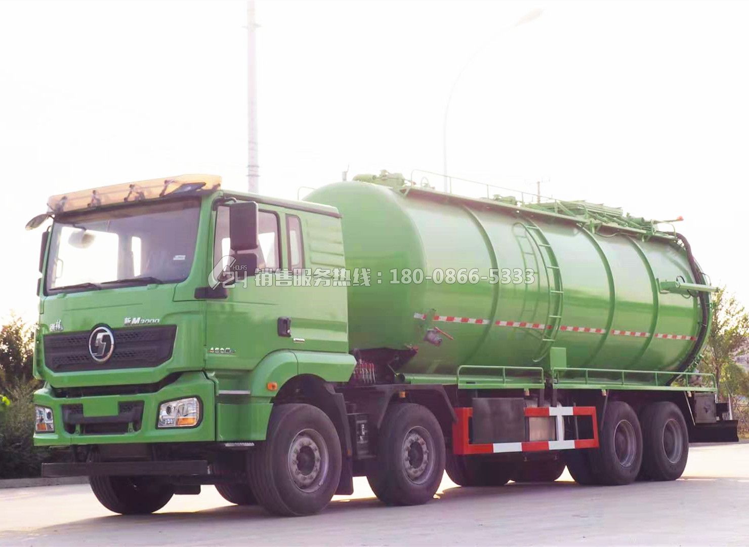 陜汽德龍M3000清洗吸污車(chē)34方