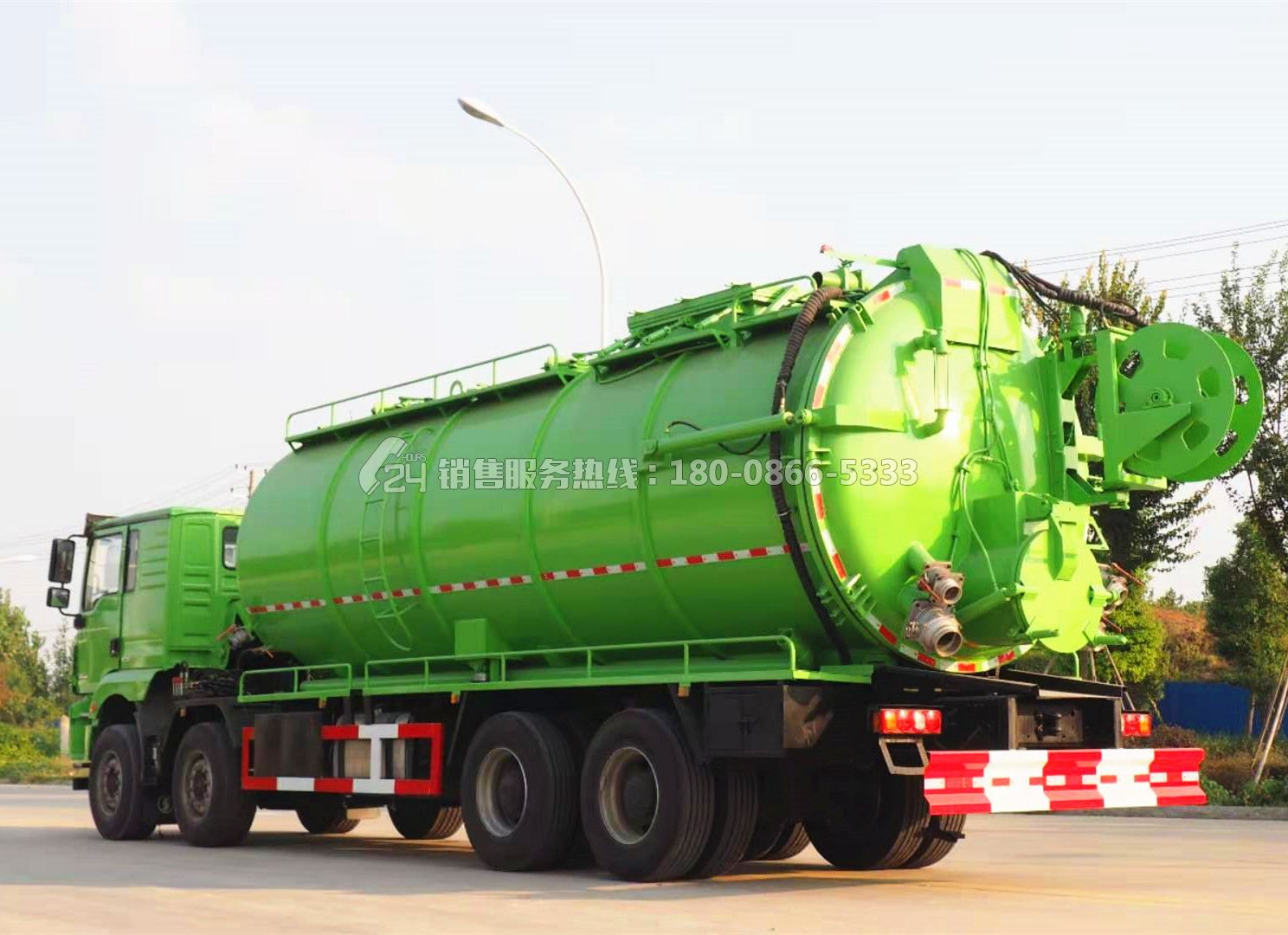 陜汽德龍M3000清洗吸污車(chē)34方