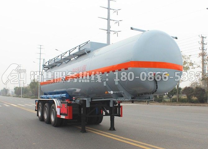 29方腐蝕性物品罐式運輸半掛車