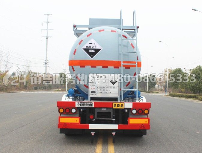29方腐蝕性物品罐式運輸半掛車