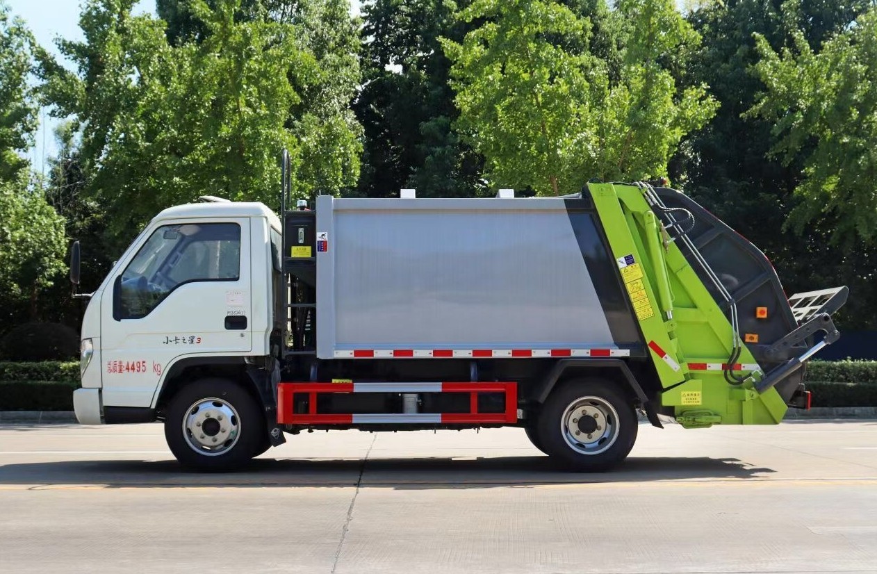 福田時代小卡之星3壓縮式垃圾車4方