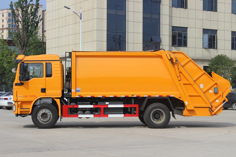 陜汽德龍L3000壓縮式垃圾車14方